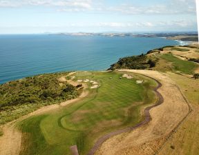 Kauri Cliffs 16th Aerial Fairway